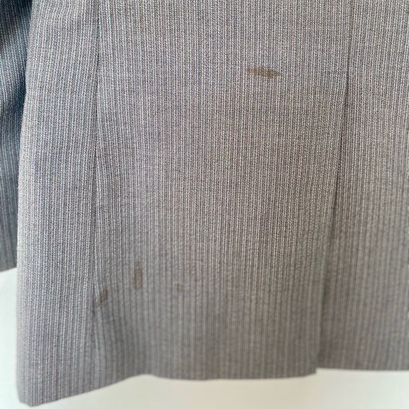 Vintage Grey Pinstripe Blazer - Picture 9 of 9